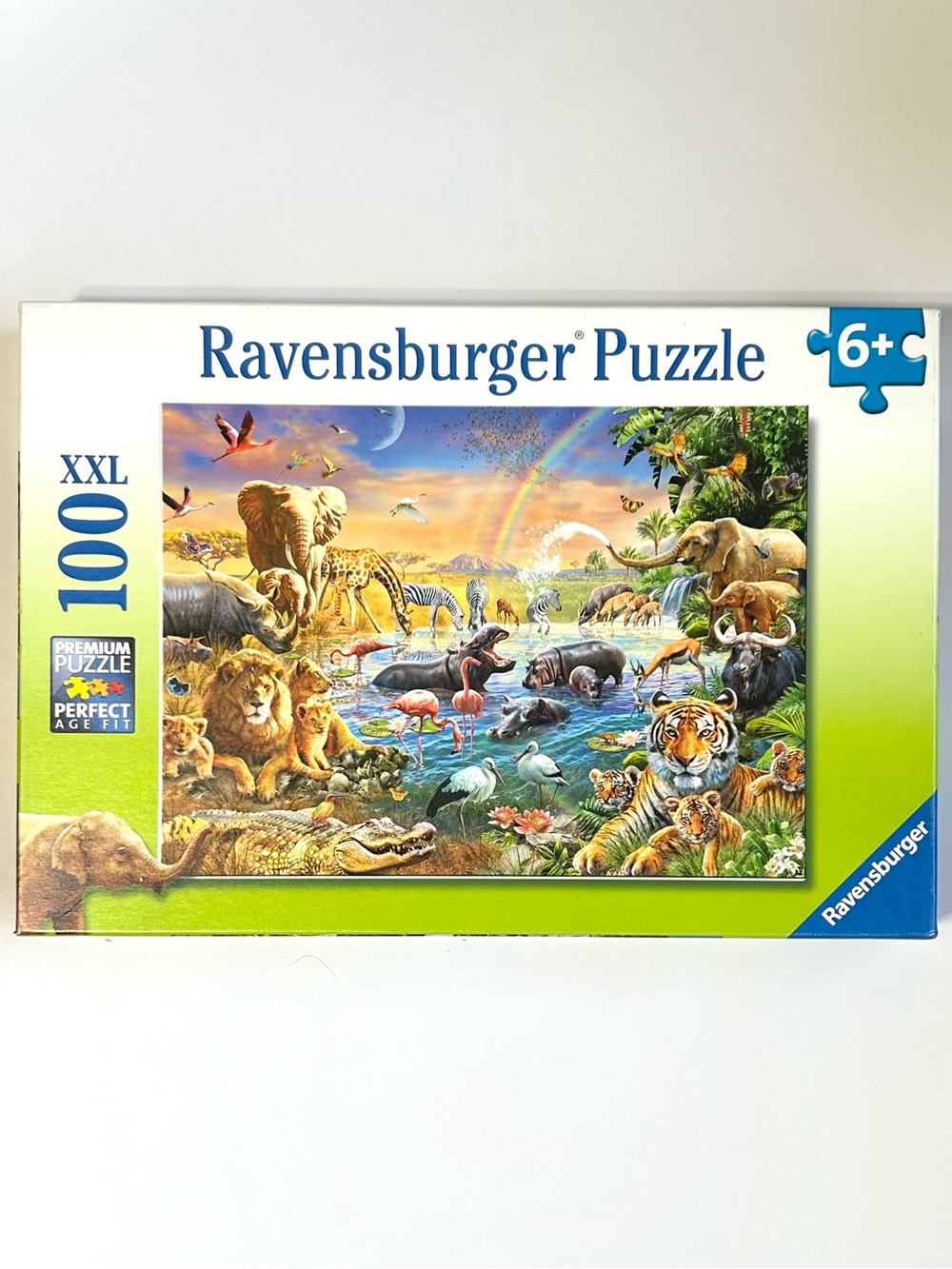 Ravensburger Puzzle “Waterhole” 100 XXL Pieces African Animals Jungle